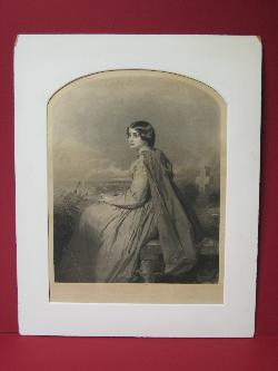 "Evangeline" Engraving  2008381-0000   Antique Picture Frames, Ltd.   www.antiquepictureframesltd.com